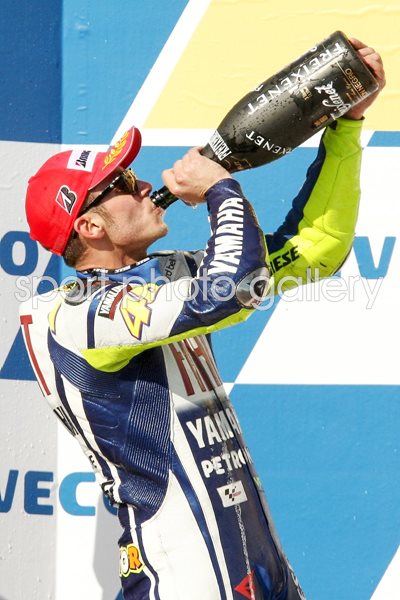Rossi Champagne Celebration Australia 2009