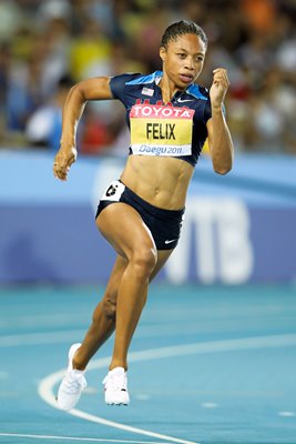 Allyson Felix USA Worlds Daegu 2011