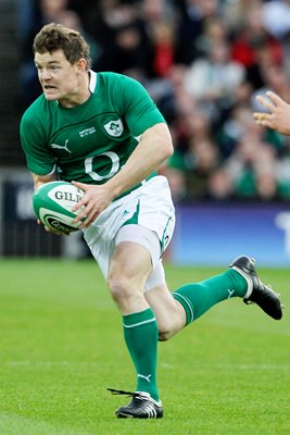 Brian O'Driscoll 100th cap action 2009