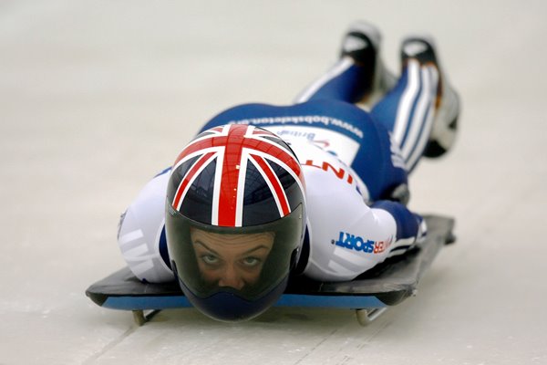 Amy Williams Skeleton Speed Lake Placid 2009