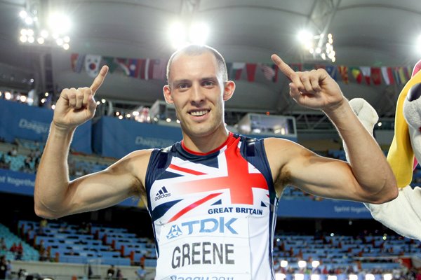 David "Dai" Greene wins 400m hurdles Gold