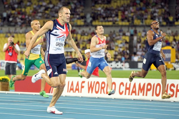 David "Dai" Greene 400m hurdles Finish 2011