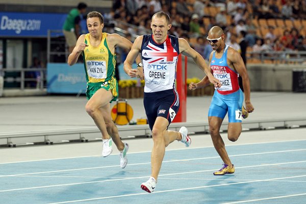 David "Dai" Greene 400m hurdles Finish 2011