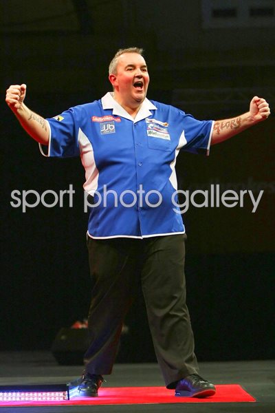 2010 World Darts Championship - Phil Taylor celebrates 