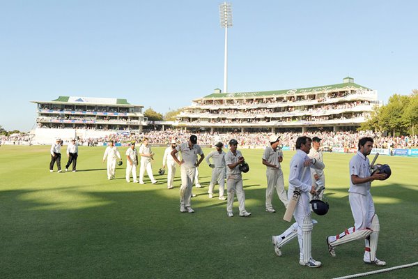 Players leave the field after Cape Town epic