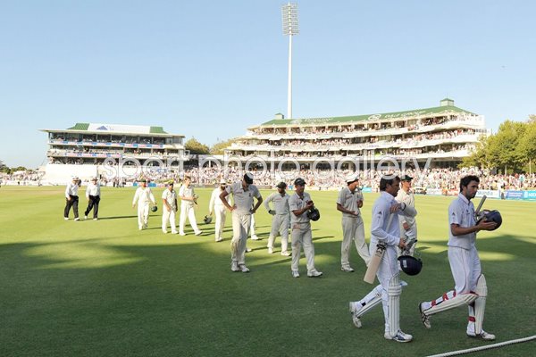 Players leave the field after Cape Town epic