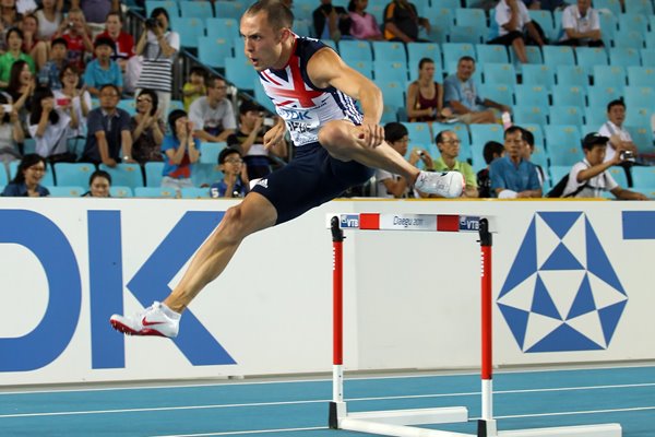 David "Dai" Greene 400m hurdles Daegu 2011