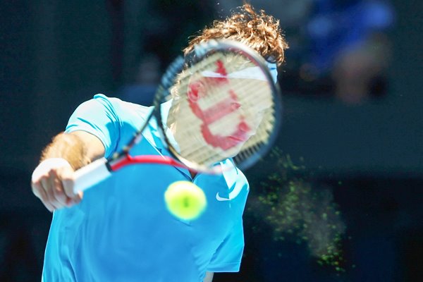 Federer Racket Head View