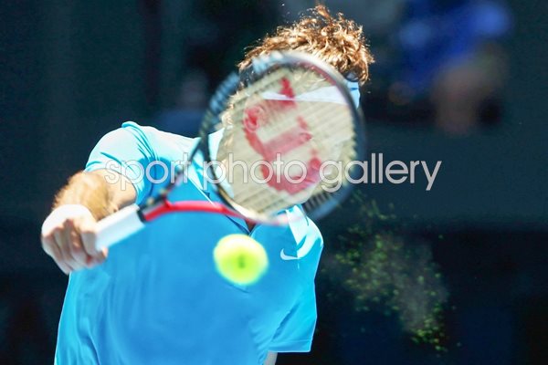 Federer Racket Head View