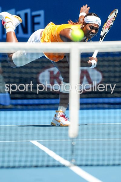 Serena Williams' Service Receiver's View 