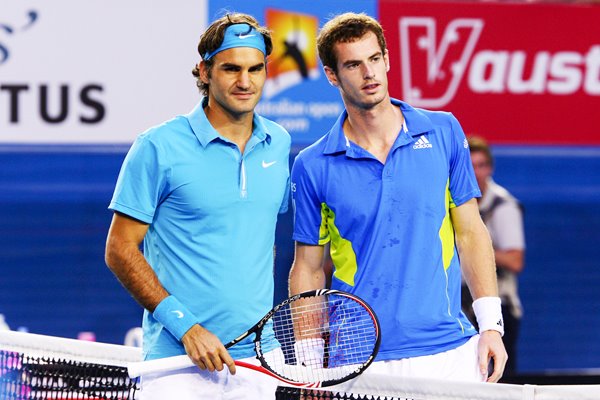 Federer and Murray final photocall