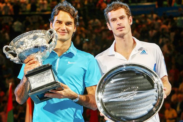 Champion Federer & Runner Up Murray 