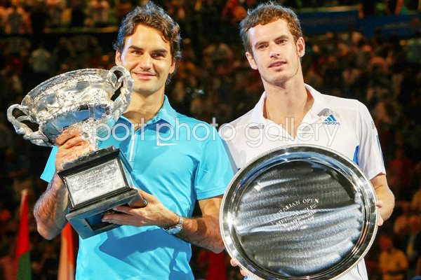 Champion Federer & Runner Up Murray 