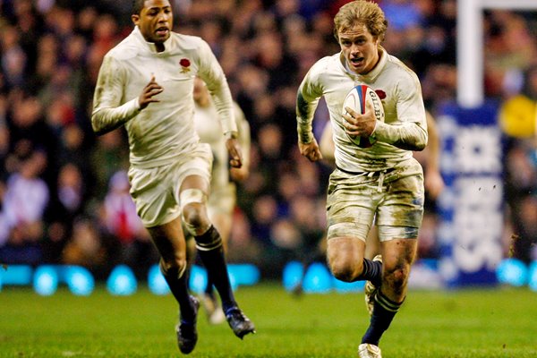 Matthew Tait breaks v Wales at Twickenham