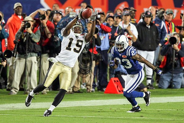 Devery Henderson Catch Super Bowl XLIV