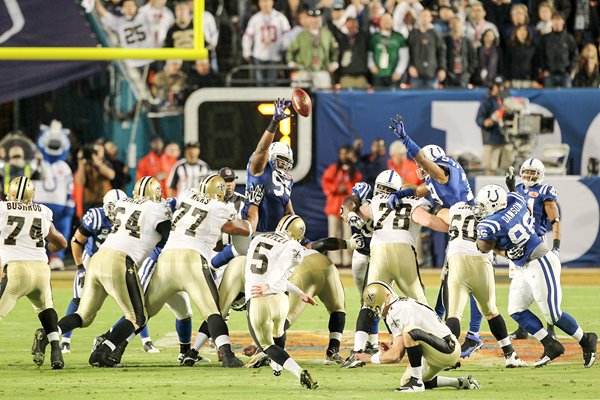 Garrett Hartley Field Goal Super Bowl XLIV