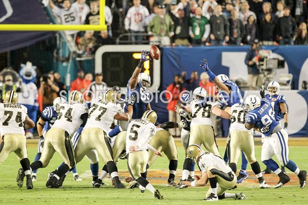 Garrett Hartley Field Goal Super Bowl XLIV