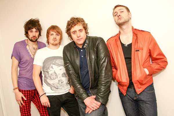 Kasabian backstage in Paris