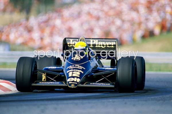 Ayrton Senna Hungarian GP 1986 