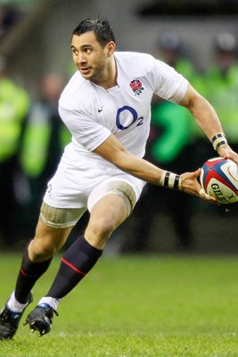 Riki Flutey in action at Twickenham 2010