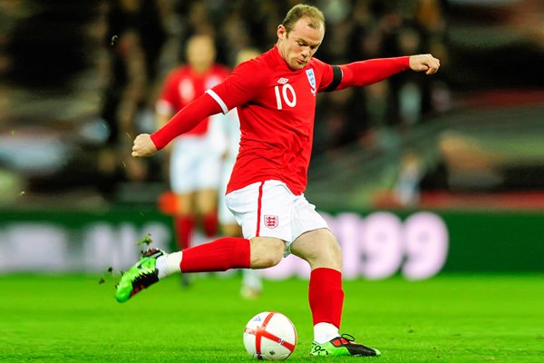 Wayne Rooney England action v Egypt 2010