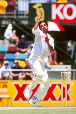 Wasim Akram Pakistan v Australia Test Match 1990