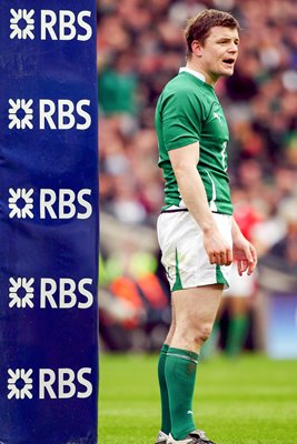 Brian O'Driscoll during 100th game for Ireland 