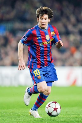 Messi of Barcelona v Stuttgart - Champions League