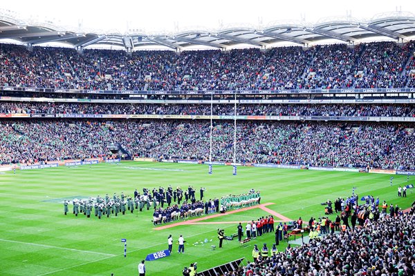 Ireland and Scotland line up Croke Park 2010