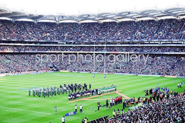 Ireland and Scotland line up Croke Park 2010
