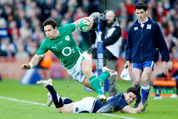 David Wallace - Ireland v Scotland 2010