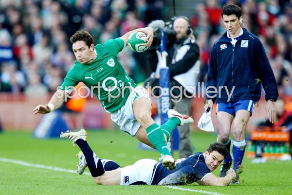 David Wallace - Ireland v Scotland 2010