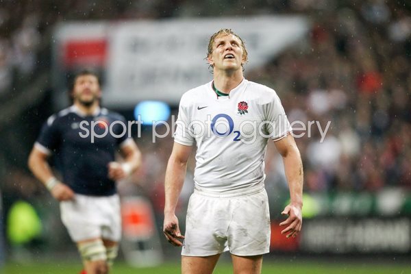 Lewis Moody England captain v France 2010