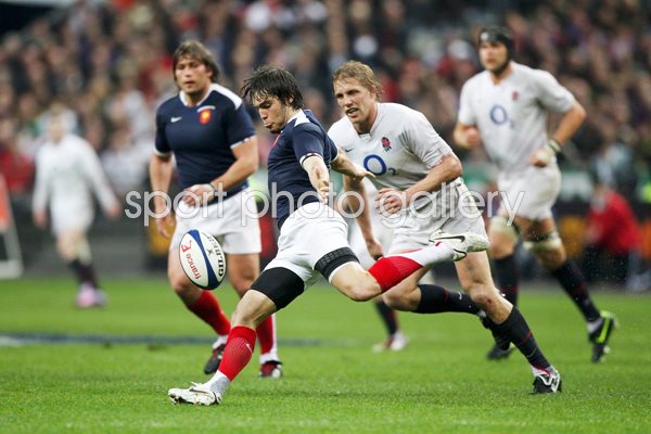 Alexis Palisson clears for France v England 2010