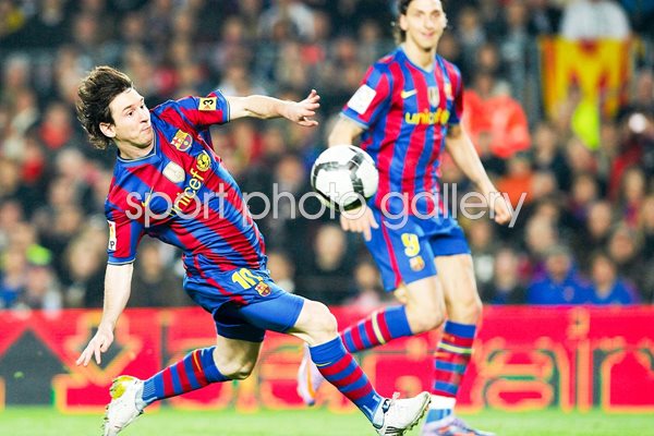 Lionel Messi Barcelona action - La Liga 2010
