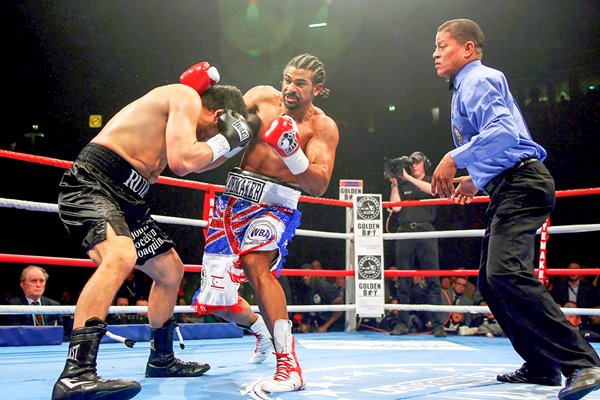 David Haye v John Ruiz action - Manchester 2010
