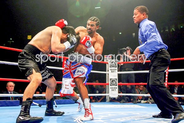 David Haye v John Ruiz action - Manchester 2010