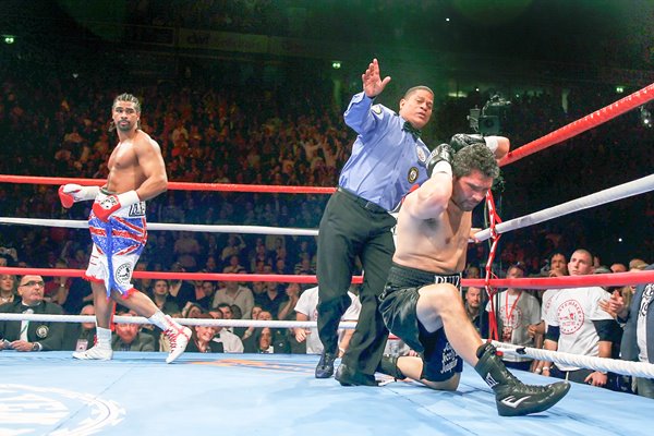 David Haye knocks down John Ruiz 2010