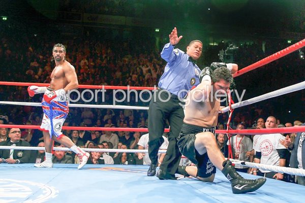 David Haye knocks down John Ruiz 2010