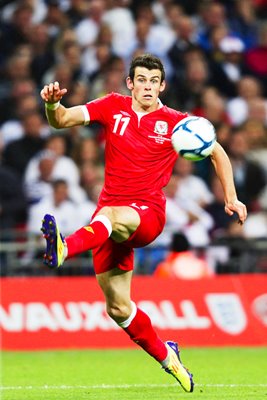 Gareth Bale Wales v England 2011