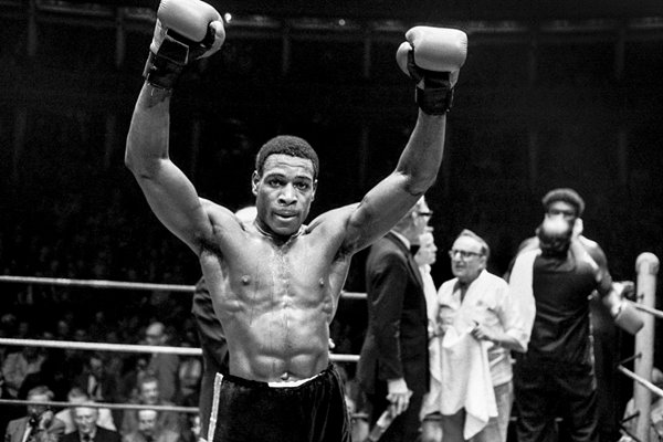 Frank Bruno celebrates 1983