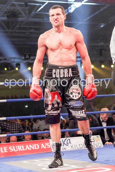 Carl Froch during Mikkel Kessler fight 2010