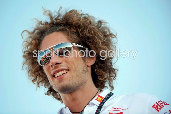 Marco Simoncelli Portrait Indianapolis 2011