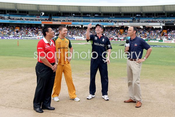 ICC T20 World Cup Final - Collingwood tosses the coin 