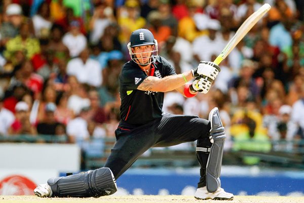 Kevin Pietersen of England in action