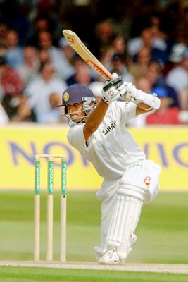 Rahul Dravid in action 