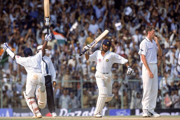 India celebrate historic win over Australia