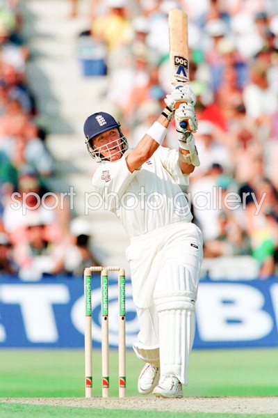 Alec Stewart of England hits out 