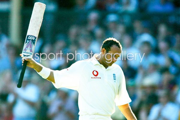 Mark Butcher leaves the field