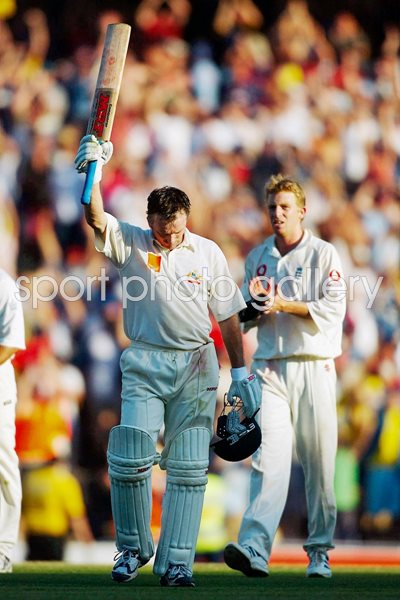 Steve Waugh celebrates 100